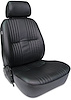 80-1300-51L-LEATHER Pro90 Recliner Seat, Left/Driver Side, Black Leather