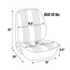 80-1400-99R Pro90 Lowback Recliner Seat, Right/Passenger Side, Bare - image 2