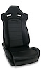 80-1612-51 Spider Recliner Seat, Common Seat Black Vinyl - image 1