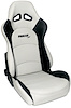 80-1615-57 Sportsman Pro Recliner Seat, Light Grey Vinyl - image 1