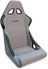 80-1700-62R Xtreme Fixed-Back Seat, Grey Velour - image 1