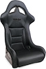 80-1780-61 Drifter Fixed-Back Seat, Black Velour - image 1