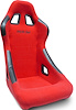 80-1790-64 Pro Sport Fixed-Back Seat, Red Velour