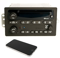 638-01230C-BT AM FM Radio CD Player 2000-2001-2002-2003 2004-2005 Chevrolet Oldsmobile Pontiac
