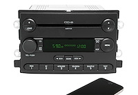 AM/FM 6-Disc CD Player with Bluetooth for 2005-2006 Ford F-150
