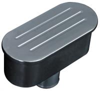 Small Oval Valve Cover Breather with Polished/Ball Milled Finish