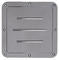 Billet Gas Door GM Square-Body Pickup Truck, Bed Floor Mount - Polished Finish