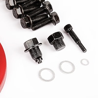 ALUM DIFF COVER D30 RED