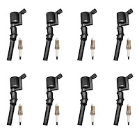 OE Replacement Ignition Coil and Spark Plug Kit, 1998-2008 Ford F-150/E-150/Expedition