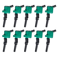 High-Performance Ignition Coils for 1998-2008 Ford F-150/E-150/Expedition [Green]