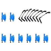 High-Performance Ignition Coil and Spark Plug Wire Kit for GM 5.3L/6.0/6.2L
