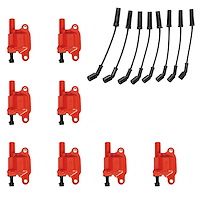 High-Performance Ignition Coil and Spark Plug Wire Kit for GM 5.3L/6.0/6.2L