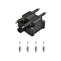 OE Replacement Ignition Coil and Spark Plug Kit, 1995-2010 Mopar TJ L4 V10