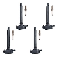 OE Replacement Ignition Coil and Spark Plug Kit, Fiat 500X, Jeep Cherokee