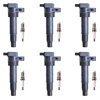 OE Replacement Ignition Coil and Spark Plug Kit, 2006-2012 Kia Sedona 3.5/3.8L