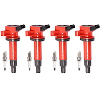 High-Performance Ignition Coil and Spark Plug Kit for Toyota Celica 1.8L, Chevy Prizm 1.8L, Pontiac 1.8L