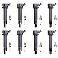 OE Replacement Ignition Coil and Spark Plug Kit, Toyota Tundra/4Runner