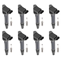 OE Replacement Ignition Coil and Spark Plug Kit, Lexus GS350/IS350/LS460/RC300
