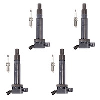 OE Replacement Ignition Coil and Spark Plug Kit, Toyota Camry/Tacoma/Tundra/4Runner