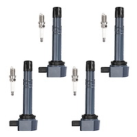 High-Performance Ignition Coil and Spark Plug Kit for 2001-2005 Honda Civic