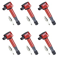 High-Performance Ignition Coil and Spark Plug Kit for 2001-2005 Honda Civic