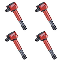 High-Performance Ignition Coils for 2001-2005 Honda Civic [Red]