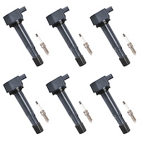 OE Replacement Ignition Coil and Spark Plug Kit, 2009-2015 Honda Pilot, 2009-2015 Acura MDX/RDX