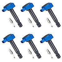 High-Performance Ignition Coil and Spark Plug Kit for Acura TL 3.0L V6, Honda Accord 3.0L V6