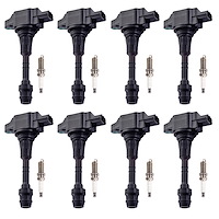 OE Replacement Ignition Coil and Spark Plug Kit, Infiniti QX56, Nissan Armada/Titan/Pathfinder