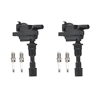 OE Replacement Ignition Coil and Spark Plug Kit, 2001-2003 Mazda Protege 5 2.0L l4
