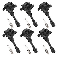 OE Replacement Ignition Coil and Spark Plug Kit, 1995-2002 Mazda Millenia 2.3L V6 C1012