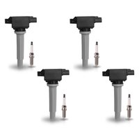 OE Replacement Ignition Kit with 4 Coils & 4 Plugs for 2019-2020 Toyota Yaris, 2019-2020 Toyota Yaris R & 2016 Scion iA 1.5L L4