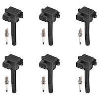 OE Replacement Ignition Coil and Spark Plug Kit, Isuzu Amigo/Rodeo 3.5L, Honda Passport 3.2L, Acura SLX 3.5L
