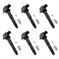 OE Replacement Ignition Coil and Spark Plug Kit, 1991-1993 BMW 318i/318is, 1992-1995 BMW 325i
