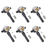 OE Replacement Ignition Coil and Spark Plug Kit, BMW 325i/323i 2.5L, BMW 740iL/X5/540i 4.4L, BMW 330i/530i