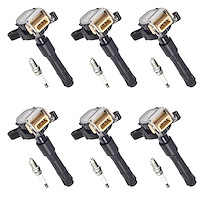 OE Replacement Ignition Coil and Spark Plug Kit, BMW 325i/323i 2.5L, BMW 740iL/X5/540i 4.4L, BMW 330i/530i