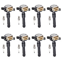 OE Replacement Ignition Coil and Spark Plug Kit, BMW 325i/323i 2.5L, BMW 740iL/X5/540i 4.4L, BMW 330i/530i
