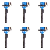 High-Performance Ignition Coils for BMW 325i 323i 2.5L 740iL X5 540i 4.4L 330i 530i [Blue]