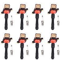 High-Performance Ignition Coil and Spark Plug Kit for BMW 325i/323i 2.5L, BMW 740iL/X5/540i 4.4L, BMW 330i 530i