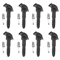 OE Replacement Ignition Coil and Spark Plug Kit, 2003-2006 Porsche Cayenne Turbo 4.5L V8