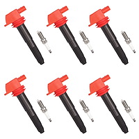 OE Replacement Ignition Coil and Spark Plug Kit, Porsche Panamera 3.6L V6, Cayenne Panamera 4.8L