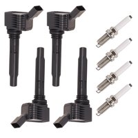 OE Replacement Ignition Kit with 4 Coils & 4 Plugs for 2014-2018 Volkswagen Jetta & 2014-2019 Volkswagen Passat