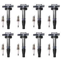 OE Replacement Ignition Coil and Spark Plug Kit, 2005-2009 Land Rover Range Rover LR3 V8