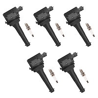 OE Replacement Ignition Coil and Spark Plug Kit, Volvo C70/S60/S70/S80/XC70/XC90
