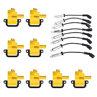 High-Performance Ignition Coil and Spark Plug Kit for GM