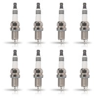 Nickel & Copper Spark Plug Set for 2006-2017 Toyota Yaris, 1991-2001 Nissan Sentra & 1992-1996 Eagle Summit [Set of 8]