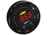 X-Series OBDII Gauge Black Bezel With Black Faceplate