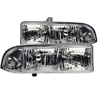 111014 Chrome Housing Headlights 1998-2004 Chevy S10