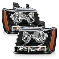 111392 Crystal Headlight Set 2014-2014 Chevy Suburban, 2007-2013 Chevy Avalanche, 2007-2014 Chevy Tahoe