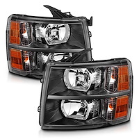 111393 Crystal Headlight Set Fits Select GM Truck/SUV
